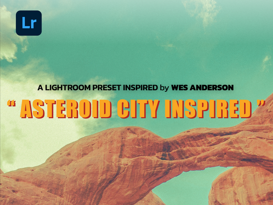 ASTEROID CITY LIGHTROOM Preset - Wes Anderson Inspired - Cinematic Lightroom Preset (Mobile & Desktop) Film. Movies.